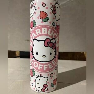 Hello Kitty Starbucks 20oz tumbler stainless steel